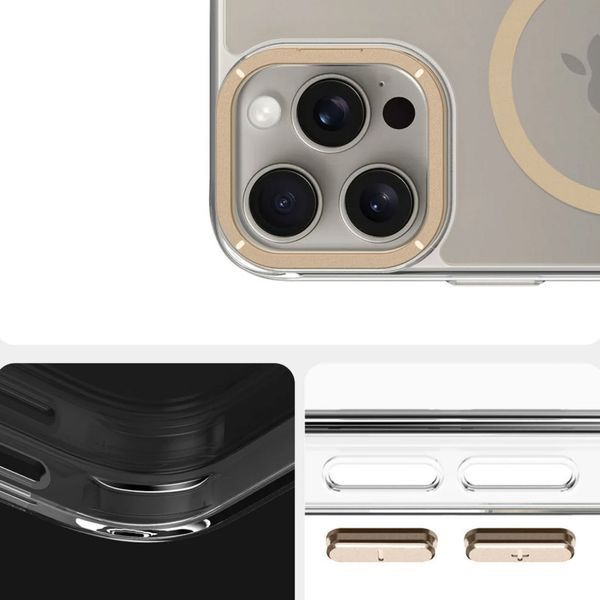 Чехол TPU Space Case Apex with MagSafe для Apple iPhone 15 Pro (6.1") Gold 214-03342 фото