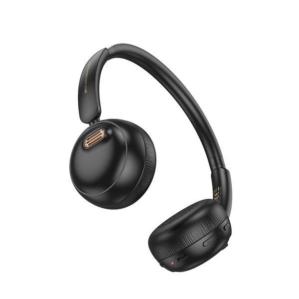 Бездротові накладні навушники HOCO W62 Verso retro BT headphones Black 656-03823 фото