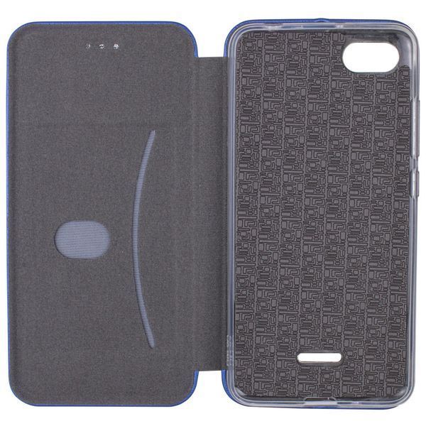 Кожаный чехол-книжка Classy для Xiaomi Redmi 6A Blue 777-06103 фото