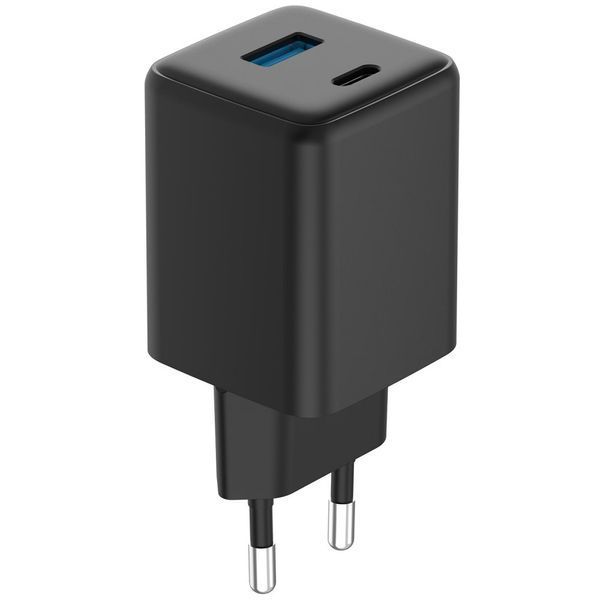 Мережевий зарядний пристрій Proove Pocket GaN Plus 25W (Type-C + USB) black 656-02619 фото