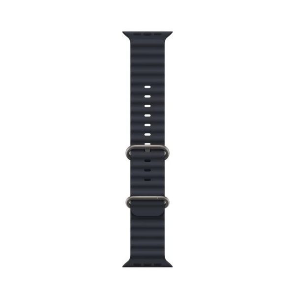 Силиконовый рифлёный ремешок Ocean для Apple Watch 38/40/41 mm Темно-серый 212-00483 фото
