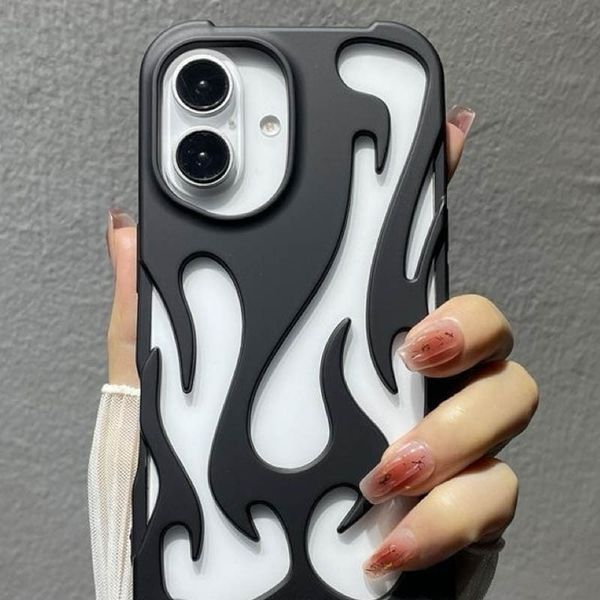 Чехол TPU WinFire для iPhone 16 Plus (6.7") Black 555-00513 фото