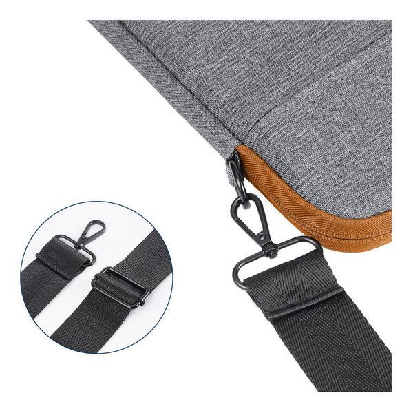 Сумка для ноутбука Dux Ducis LBJC Shoulder Bag for 15.5"-16" Light Grey 757-00217 фото