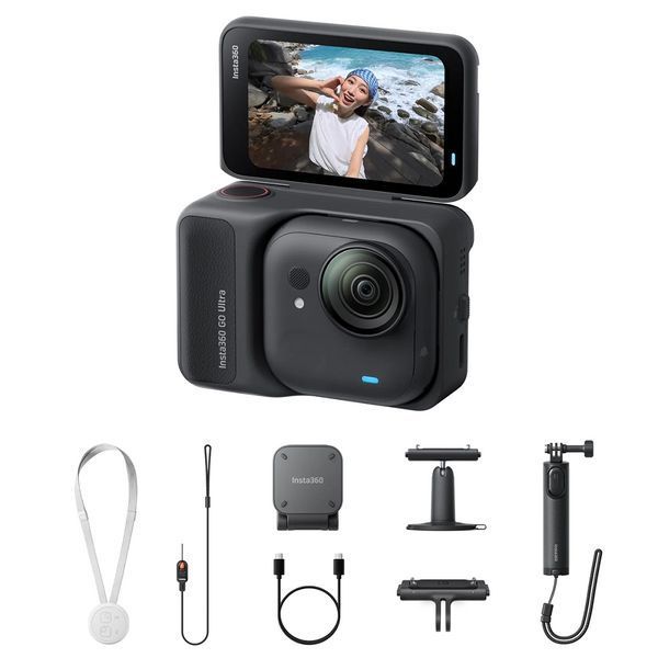 Экшн-камера Insta360 GO Ultra Creator Bundle (Midnight Black) 6977644765241 фото