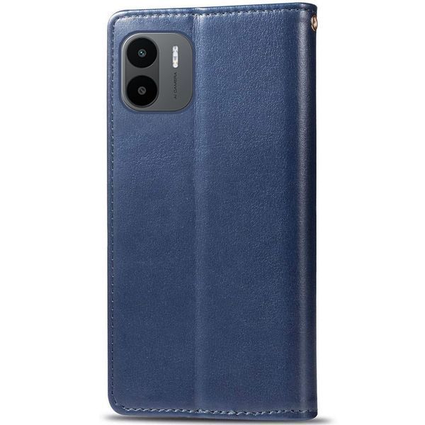 Кожаный чехол-книжка GETMAN Gallant (PU) для Xiaomi Redmi A1 / A2 Синий 777-06460 фото