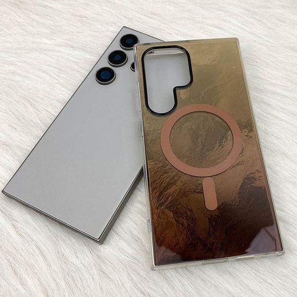 Чохол TPU Shiny Mountain (MagFit) для Samsung Galaxy S25 Ultra Chocolate 555-02828 фото