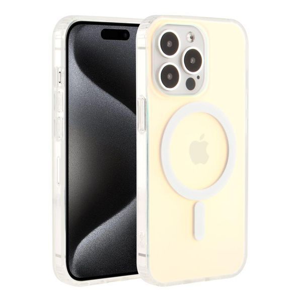 Чехол TPU+PC IMD Gradient with MagSafe для iPhone 13 Pro Transparent 214-03112 фото
