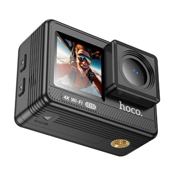 Экшн камера HOCO DV102 4K anti-shake sports camera Black 656-02524 фото