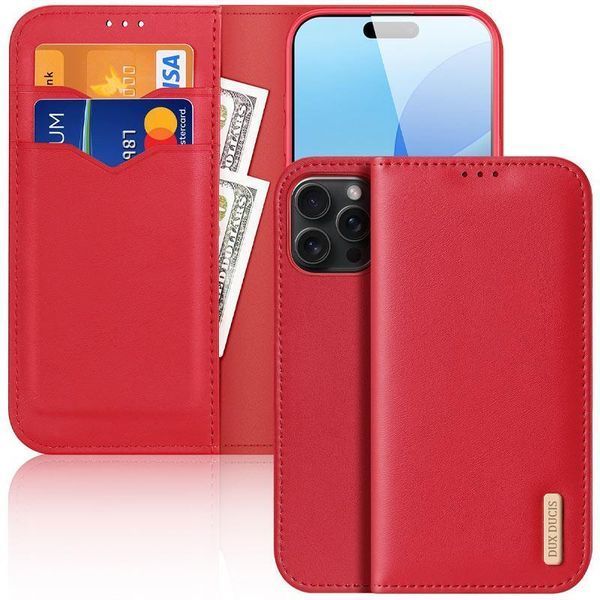 Чехол-книжка Dux Ducis Hivo для Apple iPhone 17 Pro (6.3") Red 777-08191 фото