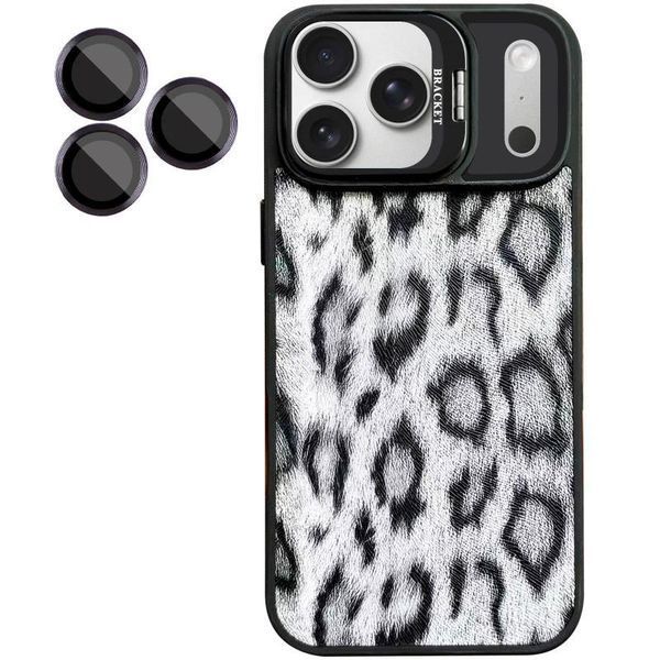 Чехол TPU+PC Wild Leopard with MagSafe and Lens для Apple iPhone 17 Pro (6.3") Black 656-08229 фото