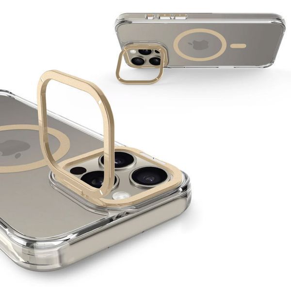 Чехол TPU Space Case Apex with MagSafe для Apple iPhone 15 Pro (6.1") Gold 214-03342 фото