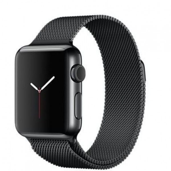 Миланская петля для Apple Watch 42/44/45/49 мм Черный 212-00014 фото