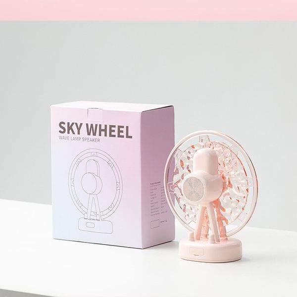 Проектор-ночник ZAY-L07 Sky Wheel 2in1 + Bluetooth колонка Pink 656-03769 фото