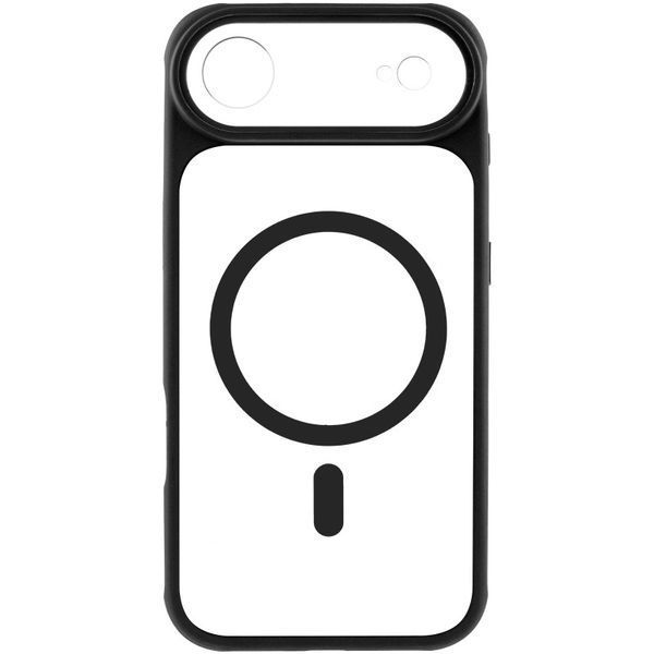 Чохол TPU+PC GETMAN Moon Clear with MagSafe для Apple iPhone 17 Air (6.5") Black 656-08405 фото
