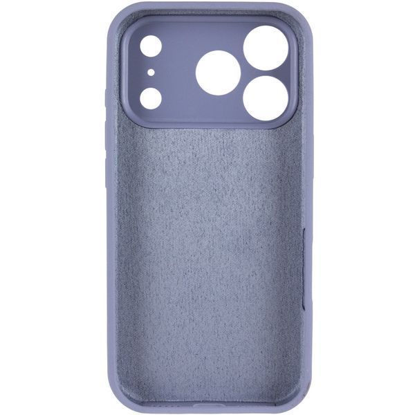 Силиконовый чехол Silk Full Camera Protective для Apple iPhone 17 Pro (6.3") Lavender Gray 777-09941 фото