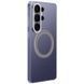 Чехол PC Clear Magnet Case with MagSafe для Samsung Galaxy S25 Ultra Clear / Grey 656-08477 фото 1