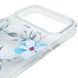 TPU+PC чохол Clear Garden with MagSafe для Apple iPhone 17 Pro (6.3") Blue Blossom 777-08200 фото 5