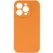 Силіконовий чохол Silk Full Camera Protective для Apple iPhone 16 Pro (6.3") Orange 777-09591 фото