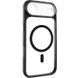 Чохол TPU+PC GETMAN Moon Clear with MagSafe для Apple iPhone 17 Air (6.5") Black 656-08405 фото 1
