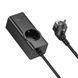 Сетевой удлинитель HOCO NS9 Wisdom 1-position (PD67W/3C1A) desktop socket (EU/GER) Black 656-03210 фото 3