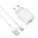 МЗП Hoco C72Q Glorious QC3.0 18W (1USB-A) + кабель USB to Type-C Білий ILSO-00000041732-1 фото
