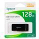 Флеш-накопичувач Apacer USB 3.2 Gen 1 AH350 128Gb Black AP128GAH350B-1 фото 2