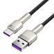 Кабель Baseus Cafule Series Metal Data Cable USB to Type-C 66W 0.25m Black CAKF000001 фото 5