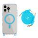 Чехол TPU+PC LanyardCase with MagSafe для iPhone 16 Pro Max Sky Blue 214-03211 фото 1