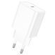 Мережевий зарядний пристрій BOROFONE BA71A Power single Port PD20W charger White 6974443387964 фото 1