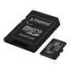 Карта памяти microSDXC (UHS-1) Kingston Canvas Select Plus Gen3 128Gb class 10 А1 (R-150MB/s) (adapter SD) SDCS3/128GB фото 3
