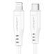 Кабель ACEFAST C3-01 Type-C to iP 3A, 30W, TPE, TPE connectors, White 6974316280811 фото 1