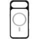Чохол TPU+PC GETMAN Moon Clear with MagSafe для Apple iPhone 17 Air (6.5") Black 656-08405 фото 4