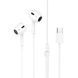 Навушники HOCO M1 Max crystal earphones for Type-C with mic White 656-03927 фото 1