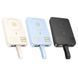 Power Bank Hoco Q24 Elegant 22.5W+PD20W with cable and magnetic 10000mAh Голубой 656-01463 фото 2