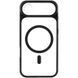 Чохол TPU+PC GETMAN Moon Clear with MagSafe для Apple iPhone 17 Air (6.5") Black 656-08405 фото 3