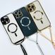 Чехол Crossbody Lanyard with Magsafe с шнурком для iPhone 11 Silver 214-02784 фото 4