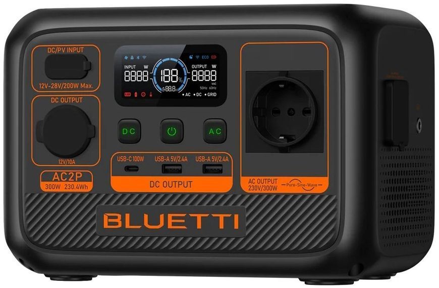 Портативна зарядна станція Bluetti AC2P (230Wh) 656-01108 фото