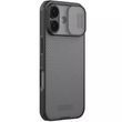 Карбонова накладка Nillkin CamShield Pro для Apple iPhone 17 (6.3") Transparent black 777-08142 фото
