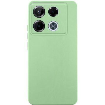 Чехол TPU GETMAN Liquid Silk Full Camera для Infinix Note 40 Pro 4G Зеленый / Pistachio ILSO-00000077917-4 фото