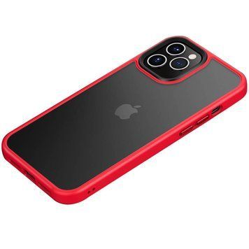 TPU+PC чехол Metal Buttons для Apple iPhone 11 Pro Max (6.5") Красный 777-08337 фото