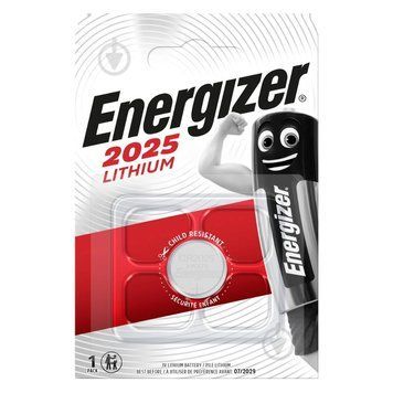 Батарейка Energizer 2025 Lithium (1шт) 7638900083026 фото