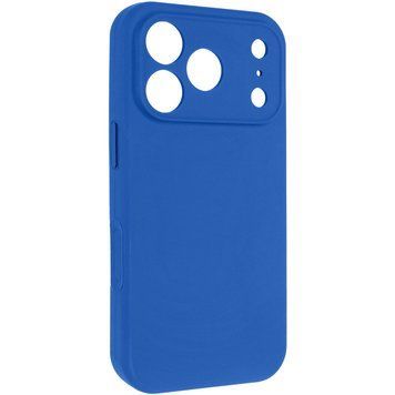 Силиконовый чехол Silk Full Camera Protective для Apple iPhone 17 Pro (6.3") Capri Blue 777-09942 фото
