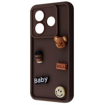 Чехол Pretty Things Case для Xiaomi Redmi Note 14 5G Brown/Bear 777-02396 фото