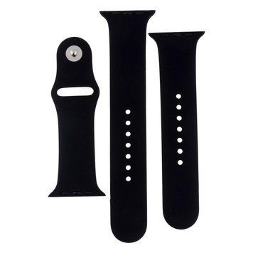 Ремешок для Apple Watch Band Silicone Two-Piece 42/44/45/49mm Black 212-02172 фото