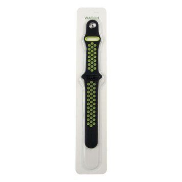 Ремешок для Apple Watch Nike 42/44/45/49mm Black Green 212-02323 фото