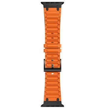 Ремешок Hoco WA35 Emir series thickened silicone strap для Apple watch 44/45/46/49mm Orange 212-01843 фото