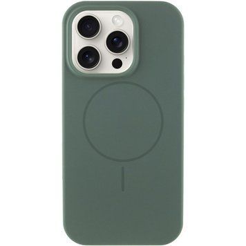 Силиконовый чехол с MagSafe для iPhone 11 Pro Max Pine green 214-01747 фото