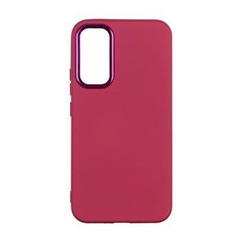 Чохол Silicone Cover Metal frame для Samsung Galaxy A34 5G (A346) Maroon 208-03442 фото