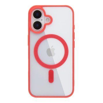 Чохол NEW TPU Color with Magsafe для iPhone 16 Red 214-02574 фото