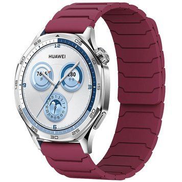Ремінець Dual-color Magnetic для Smart Watch 22mm Wine red 212-01743 фото